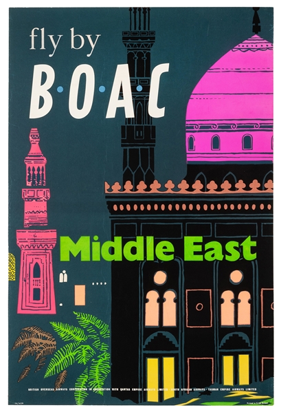 BOAC. Middle East.