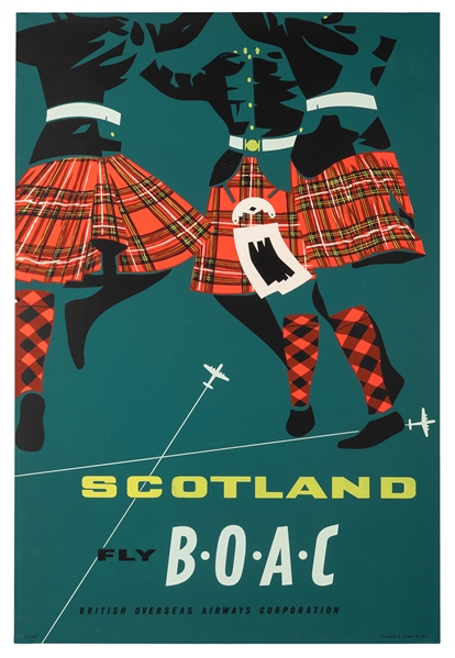 BOAC. Jet Your Way to Scotland. 1959.