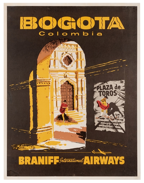 Braniff International Airways. Bogota. 