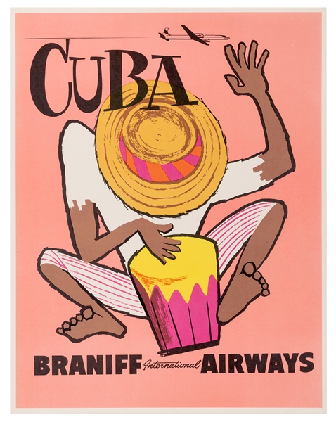 Braniff International Airways. Cuba. 