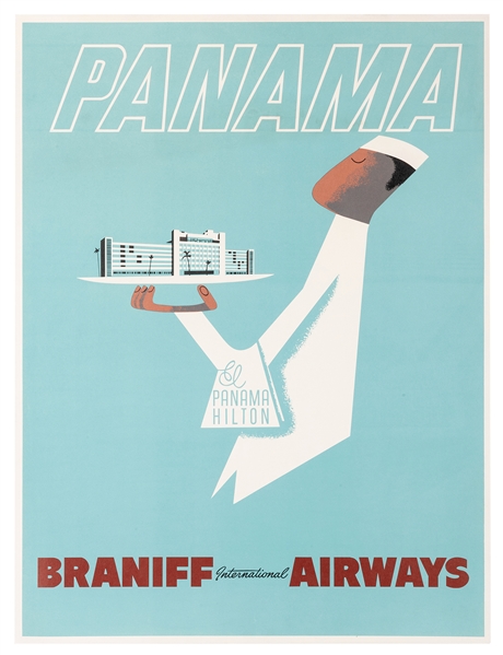 Braniff International Airways. Panama. 