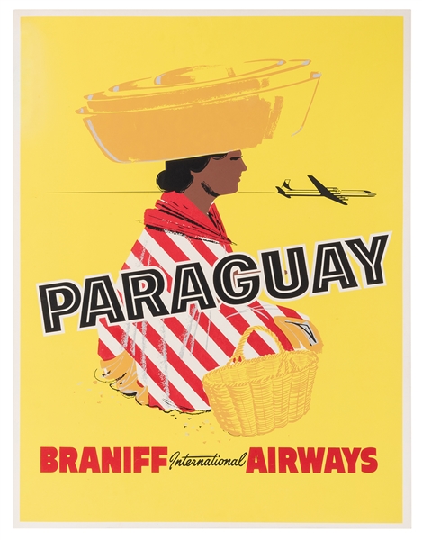 Braniff International Airways. Paraguay. 