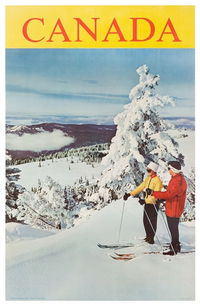 Canada. [Skiers]. Ottawa: Canadian Government Travel Bureau, ca. 1960s. 