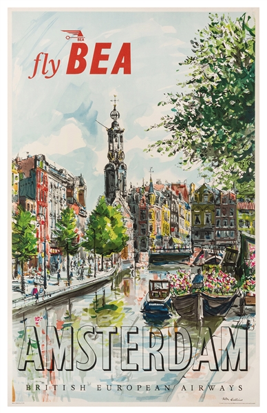 Collins, Peter (1923–2001). Amsterdam. Fly BEA. 