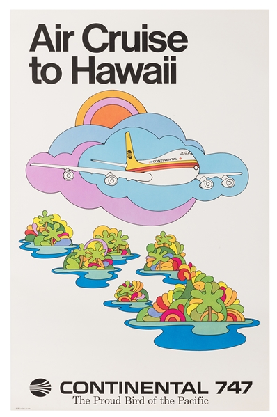 Continental. Air Cruise to Hawaii.