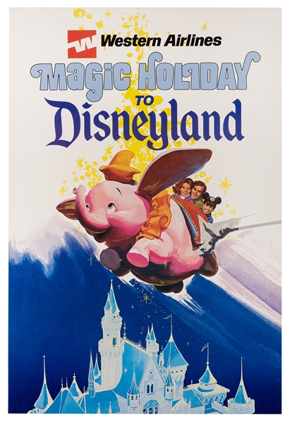 [Disney] Boyer, Charles. Magic Holiday to Disneyland. Western Airlines. 