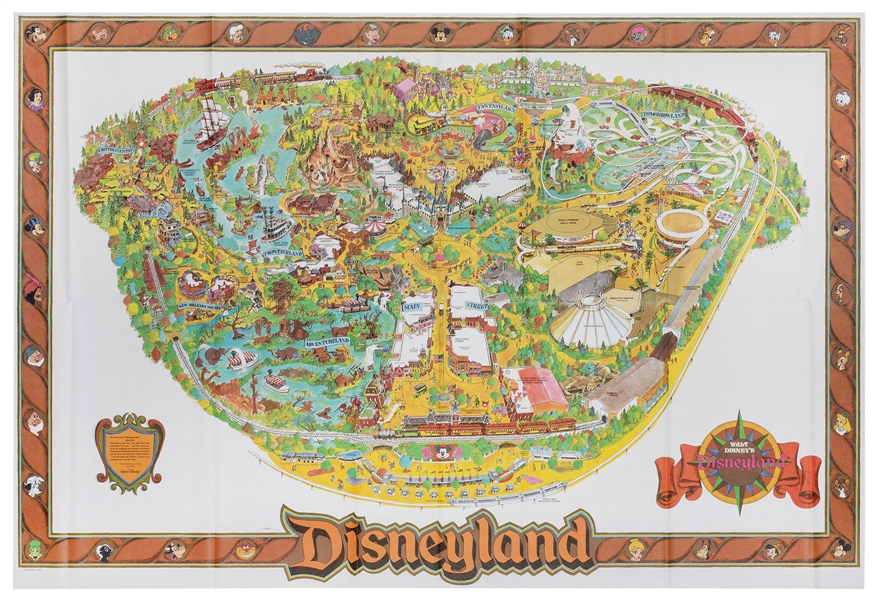 Disneyland 1989 Souvenir Map.