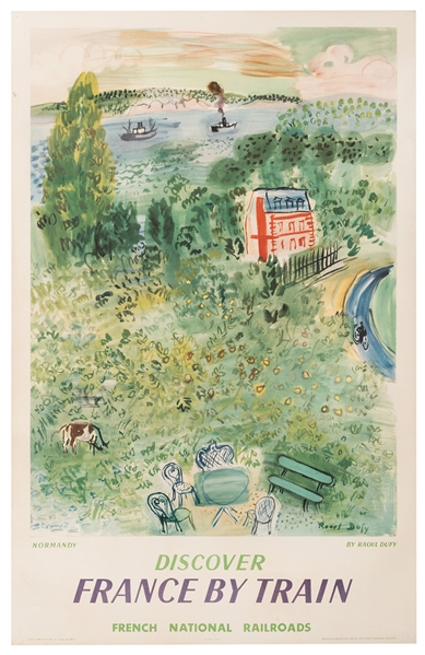 Dufy, Raoul (1877-1953). France by Train. Normandy. 