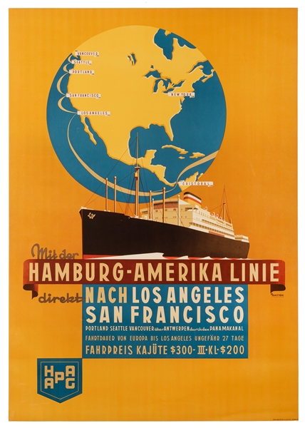 Hamburg-Amerika Line. 