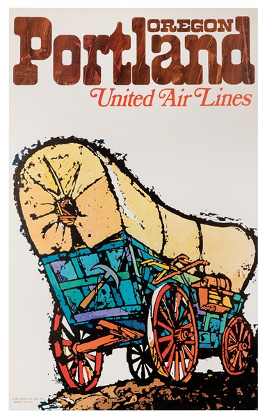 Jebary, James. Portland. United Air Lines. 1969. 