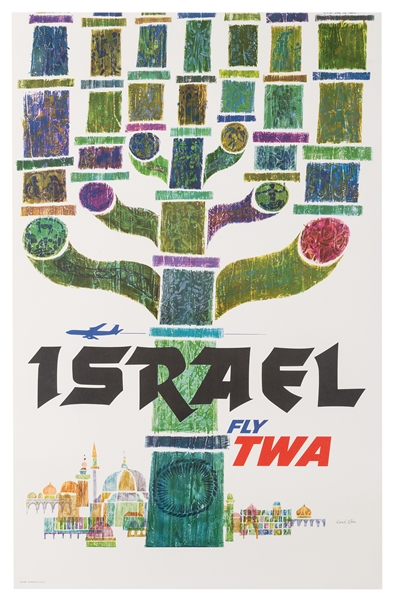 Israel. Fly TWA.