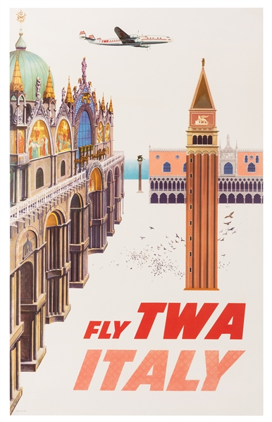 Italy. Fly TWA.