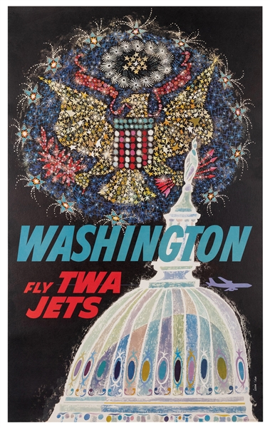 Washington. Fly TWA Jets. 