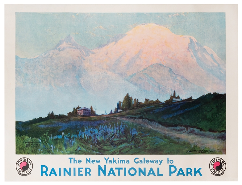 Laurence, Sydney (American, 1865–1940). The New Yakima Gateway to Rainer National Park.