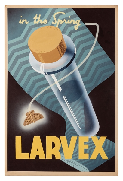 Larvex in the Spring. Original Poster Art.