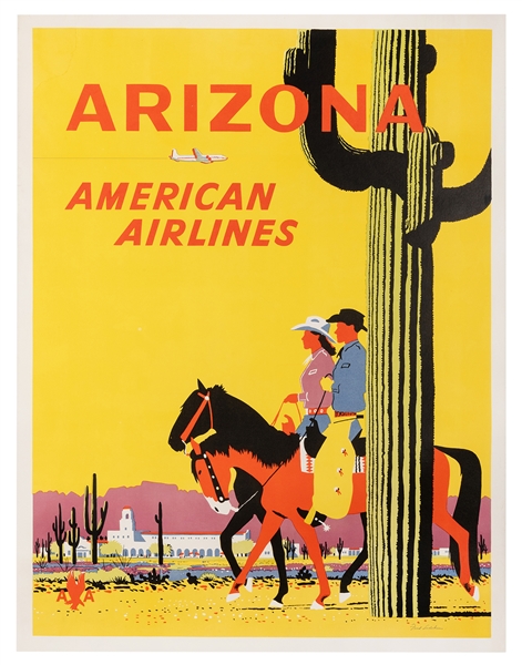Ludekens, Fred (1900–1982). Arizona. American Airlines.