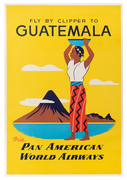 Pan American. Fly Clipper to Guatemala.
