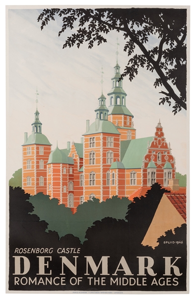 Spliid, Hakon (1893–1959). Rosenborg Castle. Denmark.