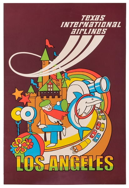 Texas International Airlines. Los Angeles.