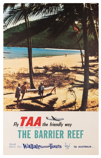 Trans-Australia Airlines. The Barrier Reef.