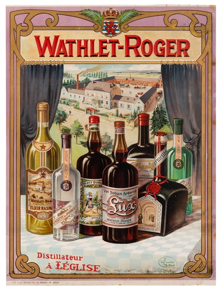 Boitsfort, Pierre Sauvage. Wathlet-Roger. Distillateur À Leglise.