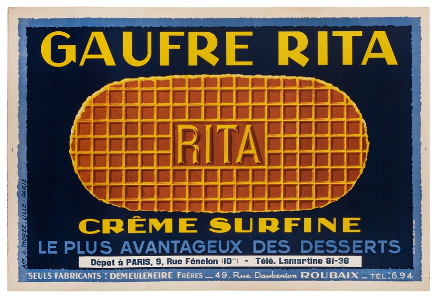 Gaufre Rita Crême Surfine.