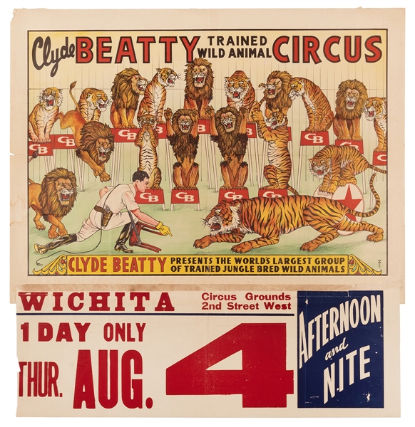 Clyde Beatty Wild Animal Circus.