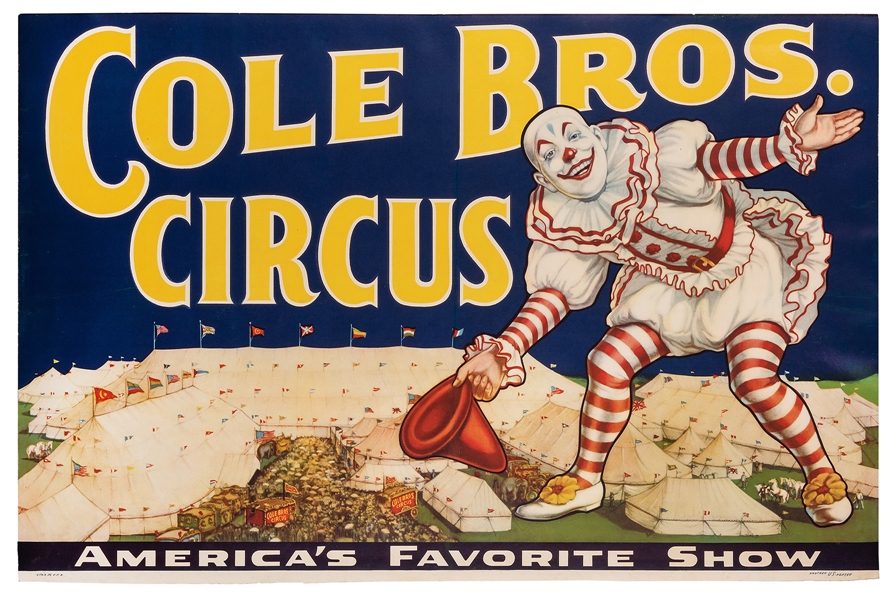 Cole Bros. Circus. America’s Favorite Show.