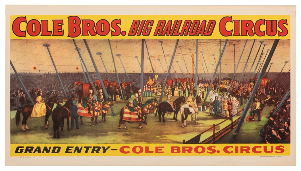 Cole Bros. Big Railroad Circus.