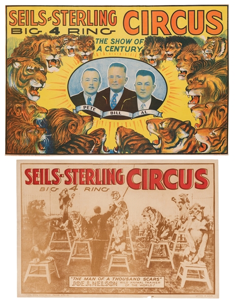 Seils-Sterling Circus Posters.