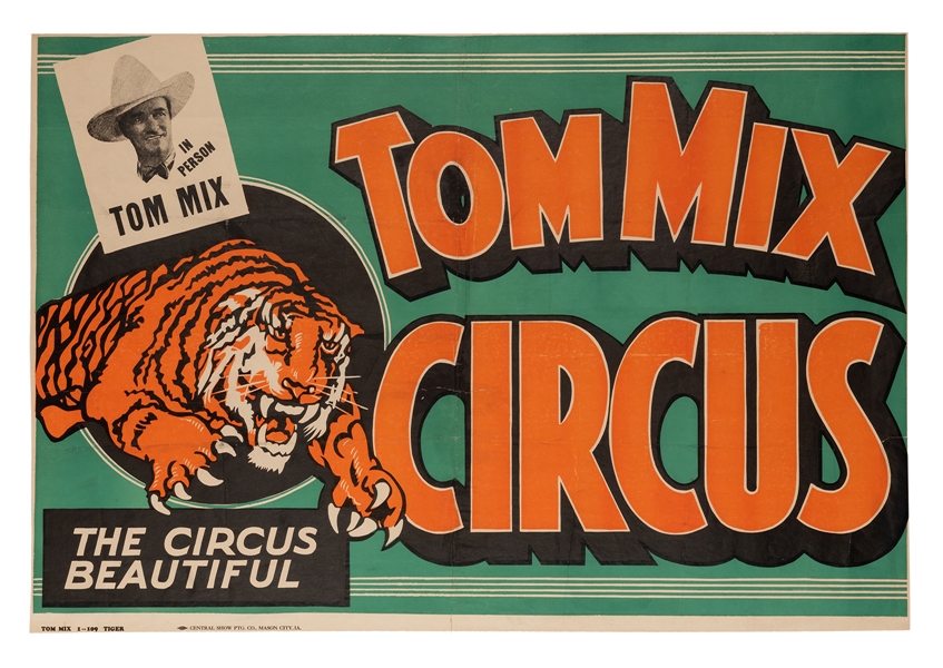 Tom Mix Circus. The Circus Beautiful.