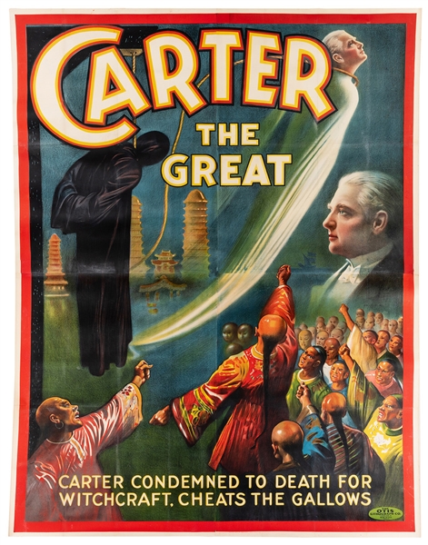 Carter the Great. Condemned to Death for Witchcraft. Cheats the Gallows.