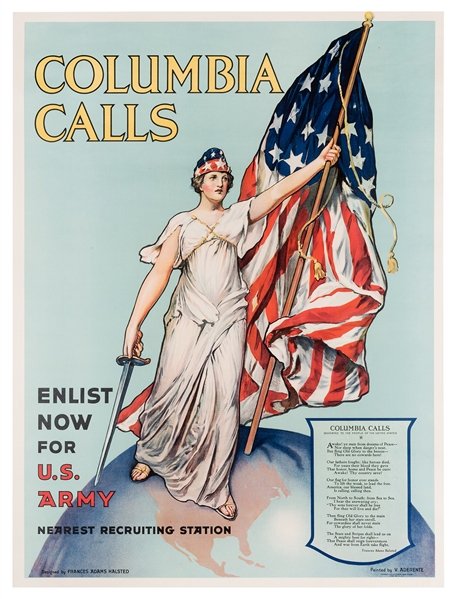 Halsted, Frances Adams. Columbia Calls. New York, 1916. 