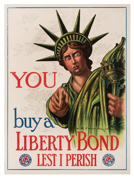 Macauley, C.R. You. Buy a Liberty Bond Lest I Perish. 