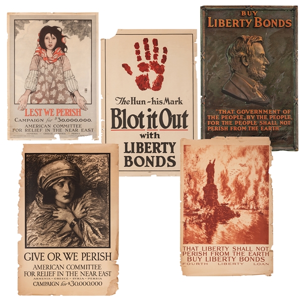 Group of 15 World War I Posters.
