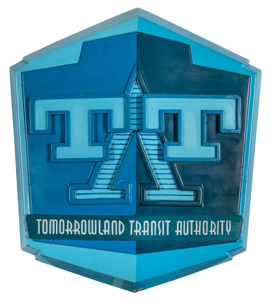 Tomorrowland Transit Authority original park used sign.