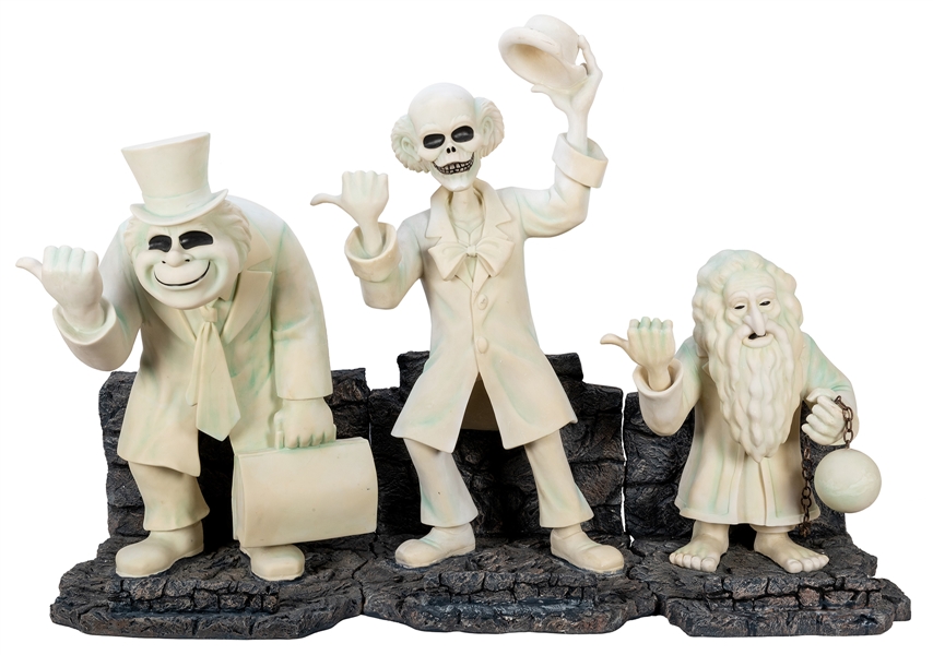 Rare set of Three Hitchhiking Ghosts giant figures.