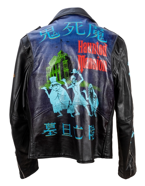 Hand Painted Haunted Mansion Jacket.