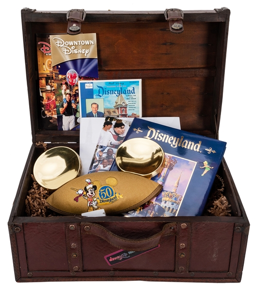 Disneyland 50th Anniversary Press Kit Suitcase.  .  .  .