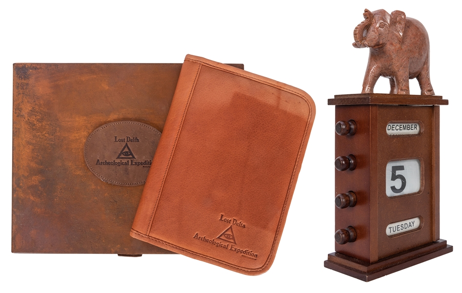 Indiana Jones 10th Anniversary Event Gifts Journal and Calendar.