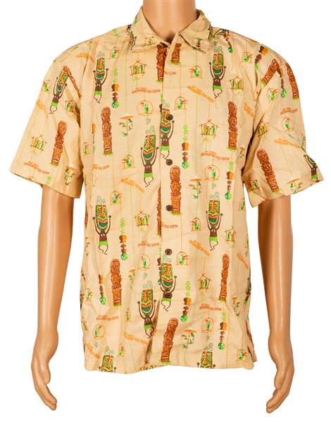 Enchanted Tiki Room Shag Signed Hawaiian/Bowling Shirt.