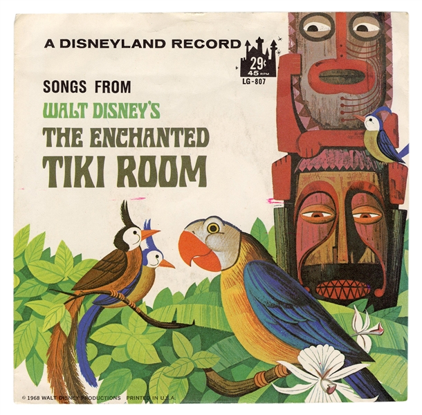 Enchanted Tiki Room Small Record.