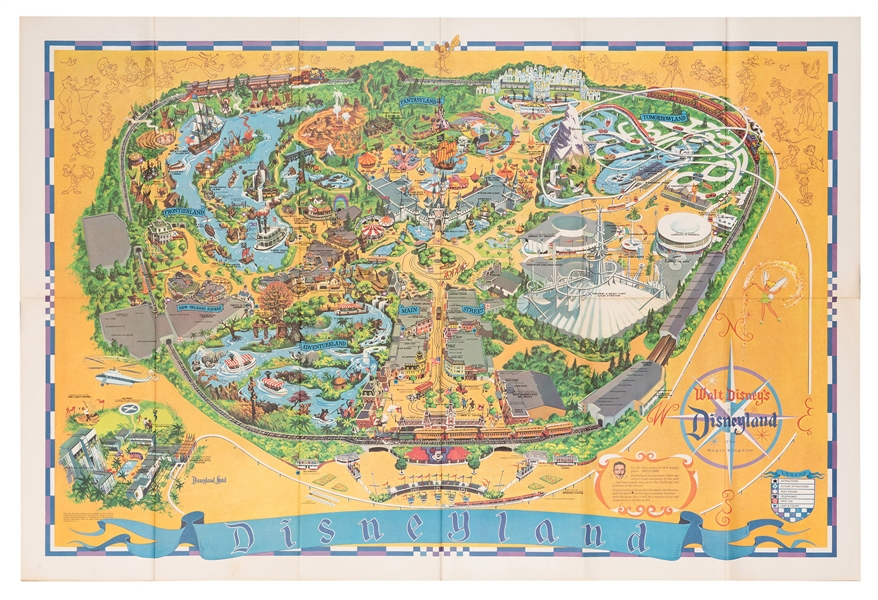 Disneyland Map 1968 (Two).