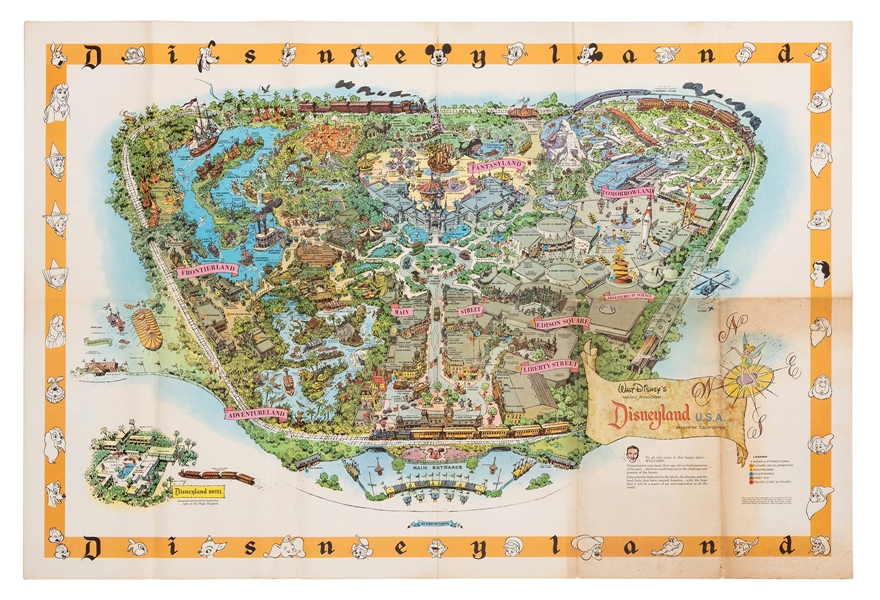 Disneyland Map 1958/59.