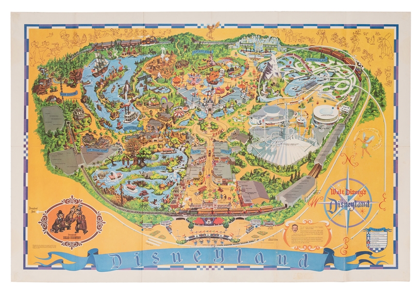 Disneyland Map 1972.