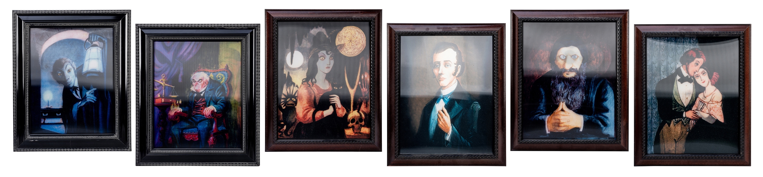 Haunted Mansion Marc Davis Concept Art Lenticulars.