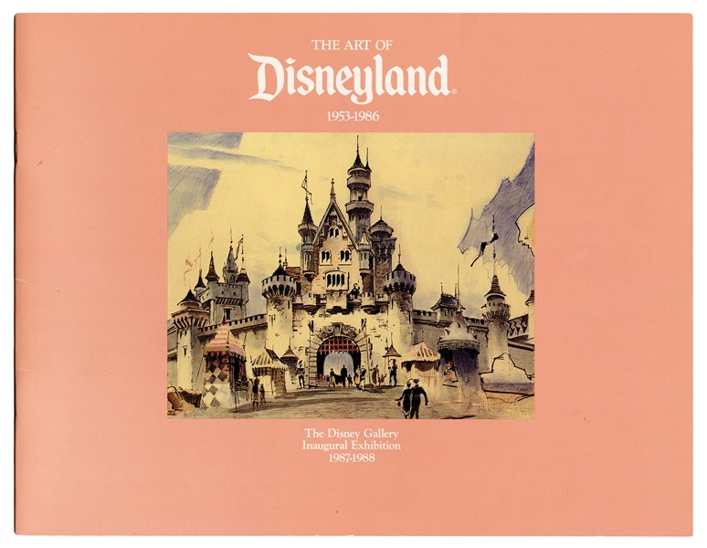 The Art of Disneyland Disney Gallery Opening Day Catalogue.