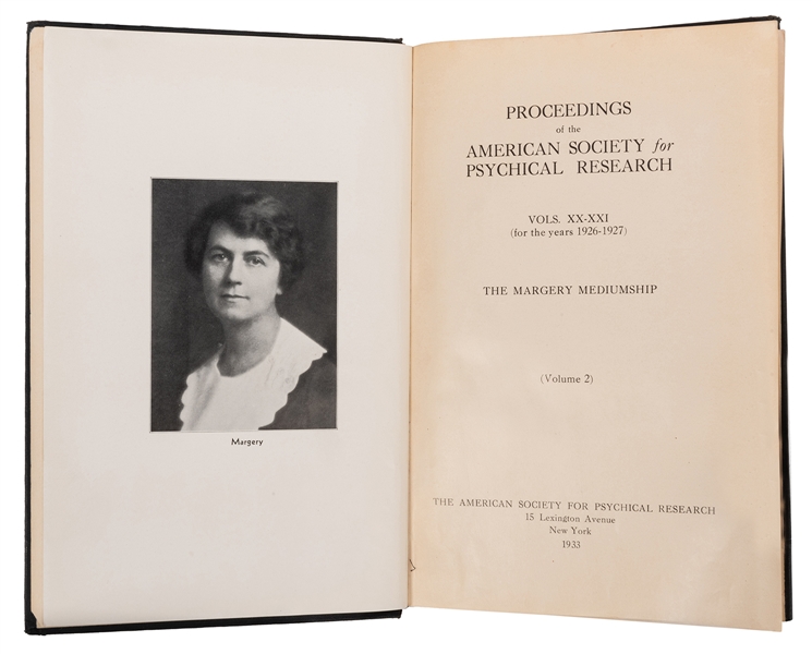 Proceedings of the American Society of Psychical Research. The Margery Mediumship (Volume 2).