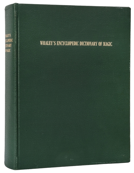 Encyclopedic Dictionary of Magic: 1584 - 1988.