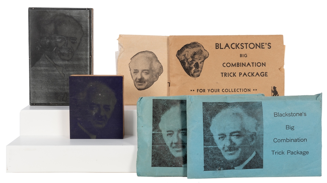Harry Blackstone Sr. Portrait Printing Plates.